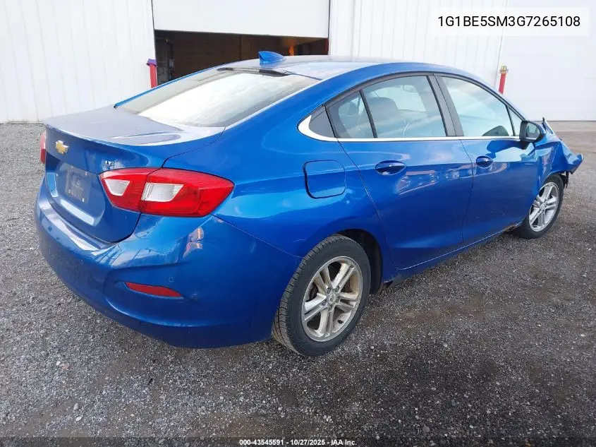 1G1BE5SM3G7265108 2016 Chevrolet Cruze Lt Auto