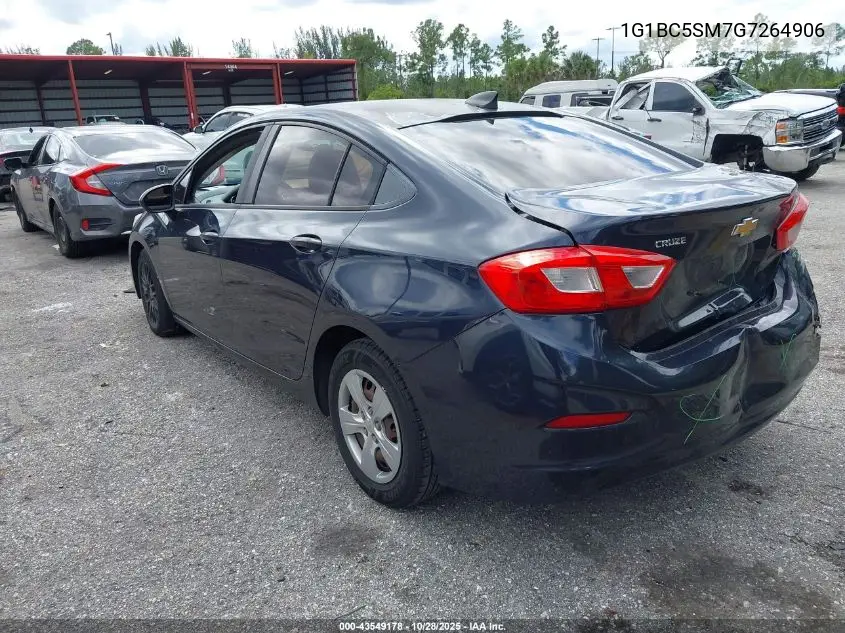 1G1BC5SM7G7264906 2016 Chevrolet Cruze Ls Auto