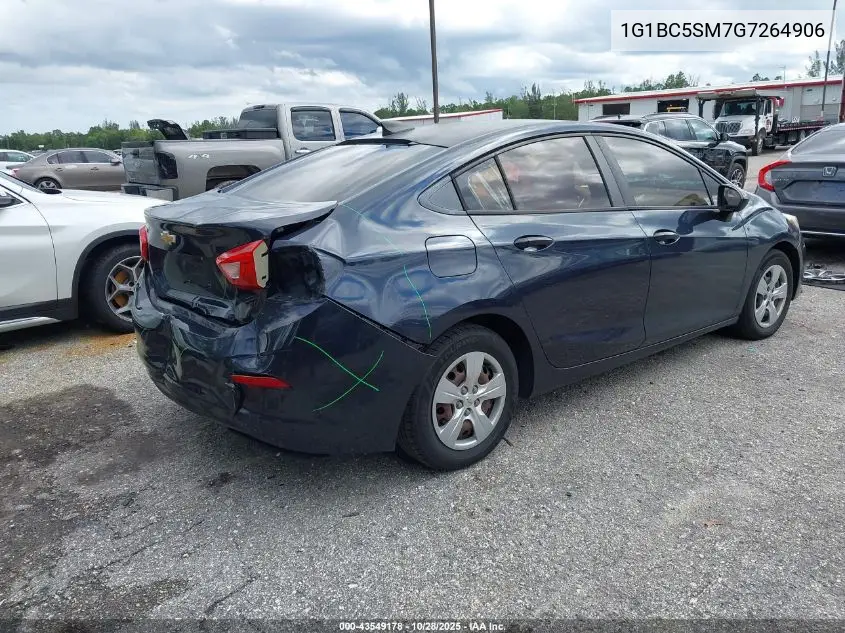 1G1BC5SM7G7264906 2016 Chevrolet Cruze Ls Auto