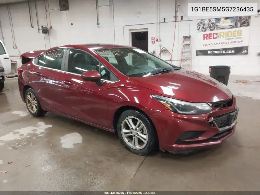 1G1BE5SM5G7236435 2016 Chevrolet Cruze Lt Auto
