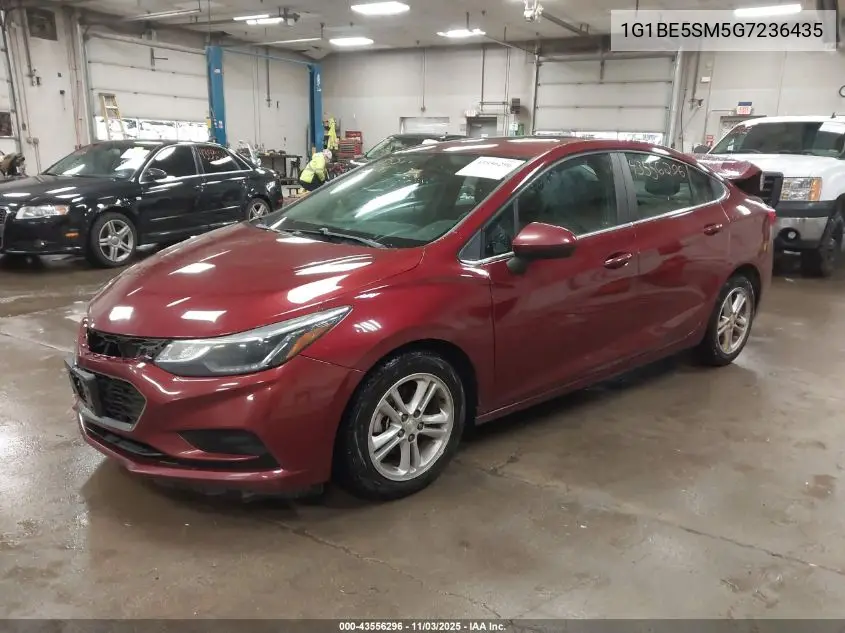 1G1BE5SM5G7236435 2016 Chevrolet Cruze Lt Auto