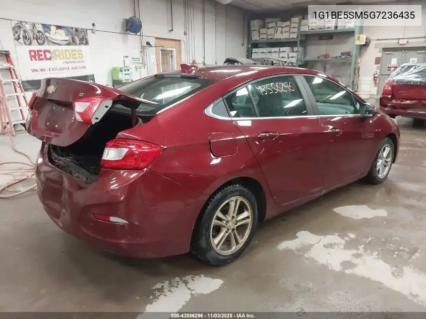 1G1BE5SM5G7236435 2016 Chevrolet Cruze Lt Auto