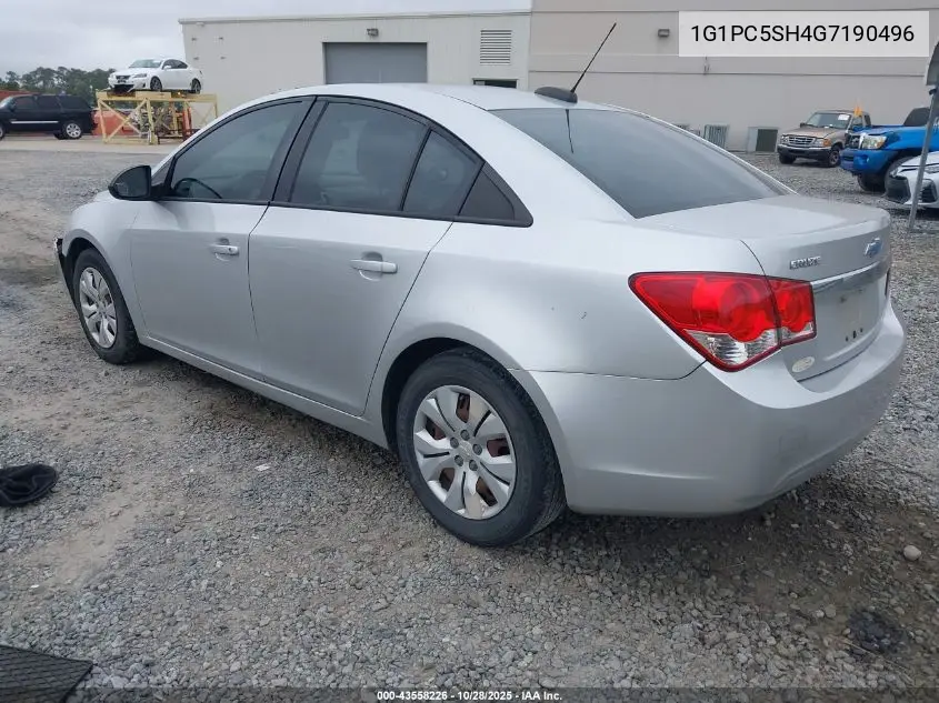 1G1PC5SH4G7190496 2016 Chevrolet Cruze Limited Ls Auto