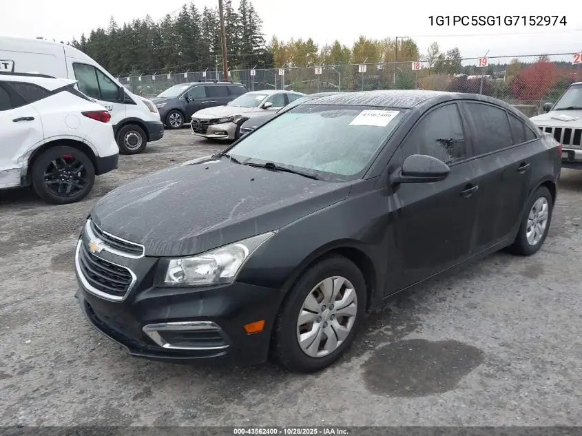 1G1PC5SG1G7152974 2016 Chevrolet Cruze Limited Ls Auto