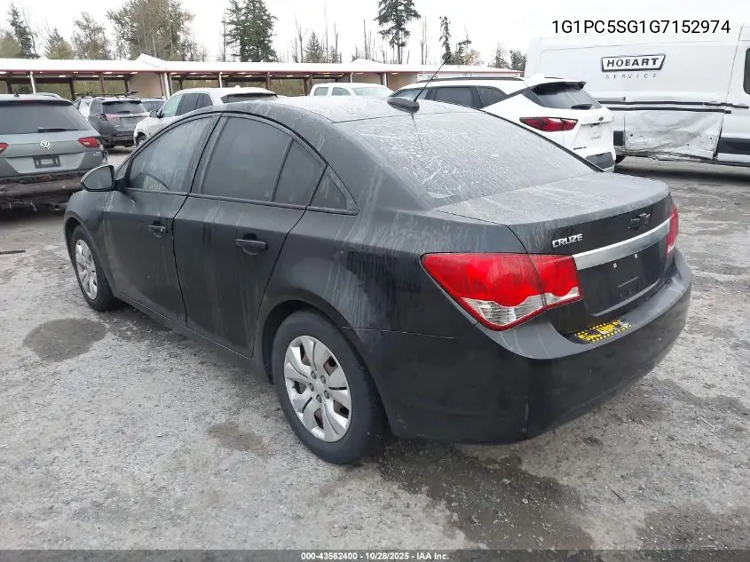 1G1PC5SG1G7152974 2016 Chevrolet Cruze Limited Ls Auto