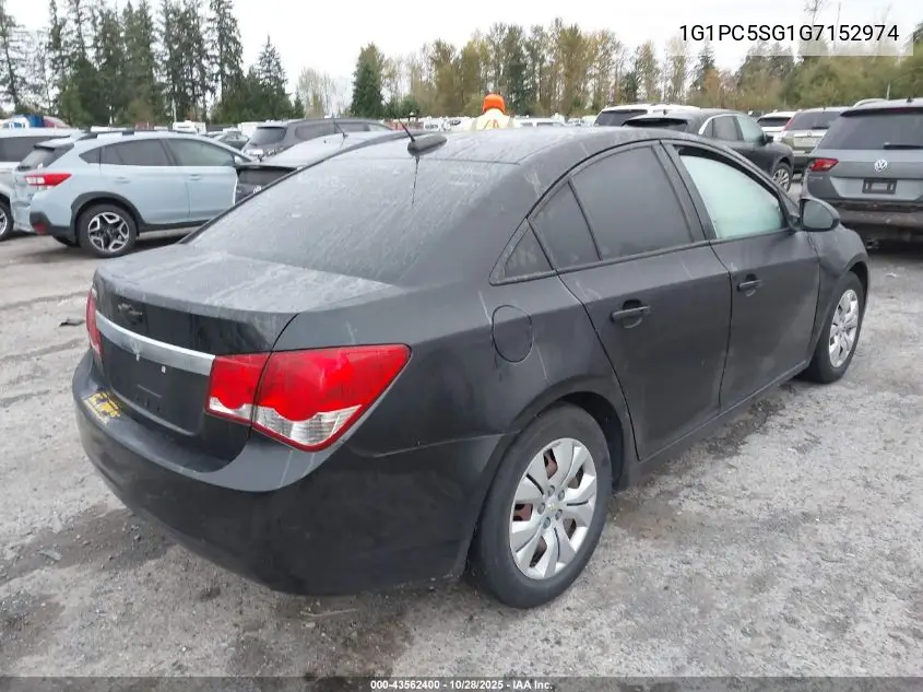 1G1PC5SG1G7152974 2016 Chevrolet Cruze Limited Ls Auto