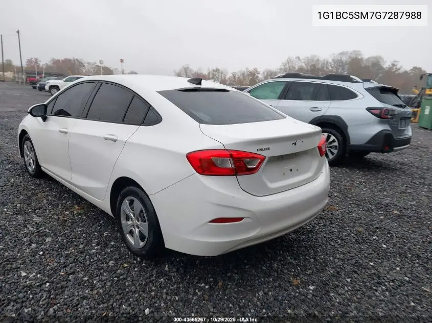 1G1BC5SM7G7287988 2016 Chevrolet Cruze Ls Auto