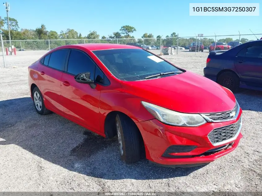 1G1BC5SM3G7250307 2016 Chevrolet Cruze Ls Auto