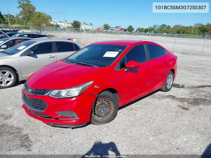 1G1BC5SM3G7250307 2016 Chevrolet Cruze Ls Auto