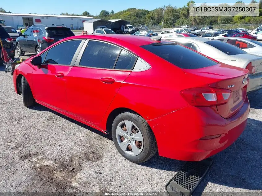 1G1BC5SM3G7250307 2016 Chevrolet Cruze Ls Auto