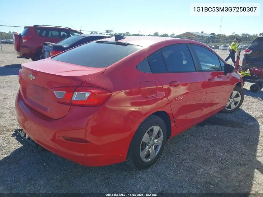 1G1BC5SM3G7250307 2016 Chevrolet Cruze Ls Auto