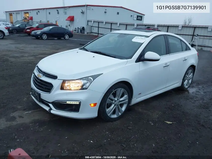 1G1PG5SB7G7139901 2016 Chevrolet Cruze Limited Ltz Auto