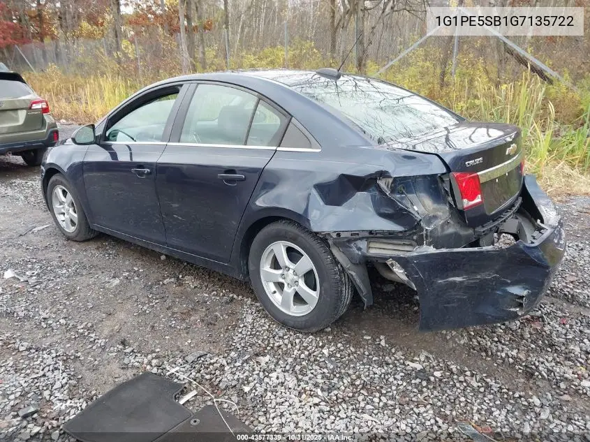1G1PE5SB1G7135722 2016 Chevrolet Cruze Limited 1Lt Auto