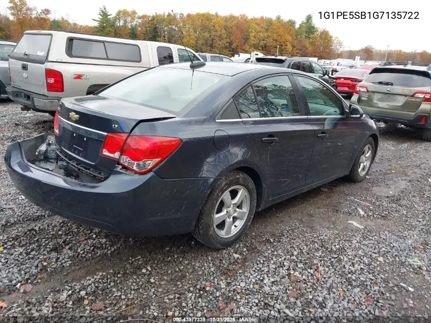 1G1PE5SB1G7135722 2016 Chevrolet Cruze Limited 1Lt Auto