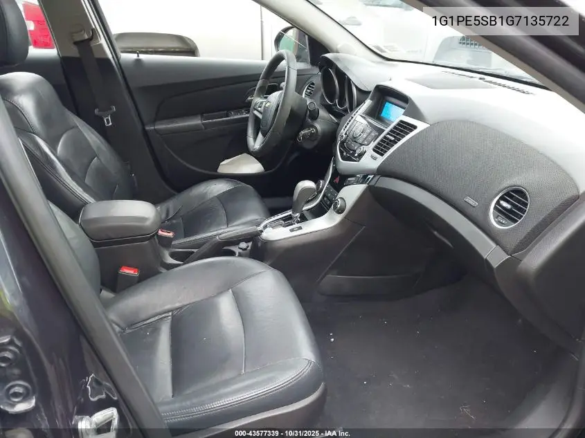 1G1PE5SB1G7135722 2016 Chevrolet Cruze Limited 1Lt Auto