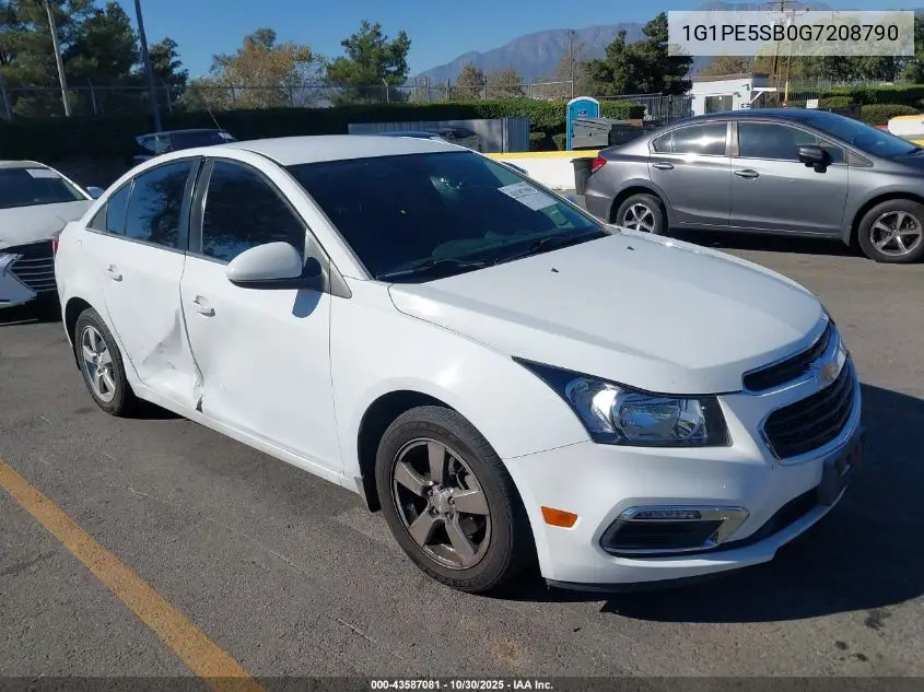 1G1PE5SB0G7208790 2016 Chevrolet Cruze Limited 1Lt Auto