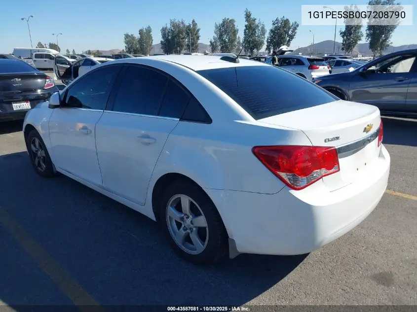 1G1PE5SB0G7208790 2016 Chevrolet Cruze Limited 1Lt Auto