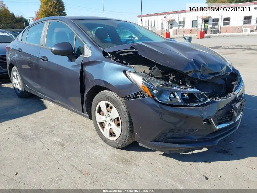 1G1BC5SM4G7285311 2016 Chevrolet Cruze Ls Auto