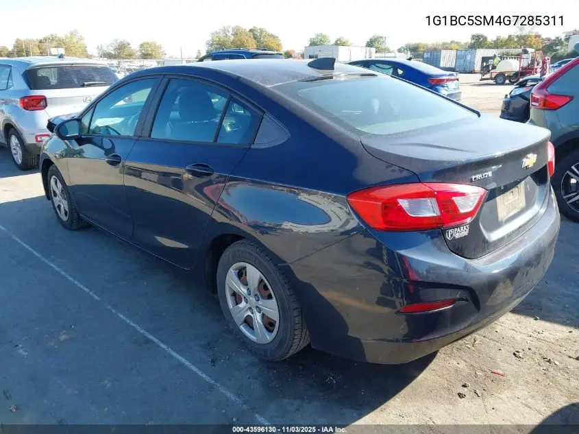 1G1BC5SM4G7285311 2016 Chevrolet Cruze Ls Auto
