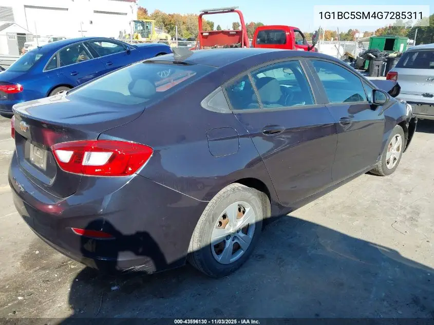 1G1BC5SM4G7285311 2016 Chevrolet Cruze Ls Auto