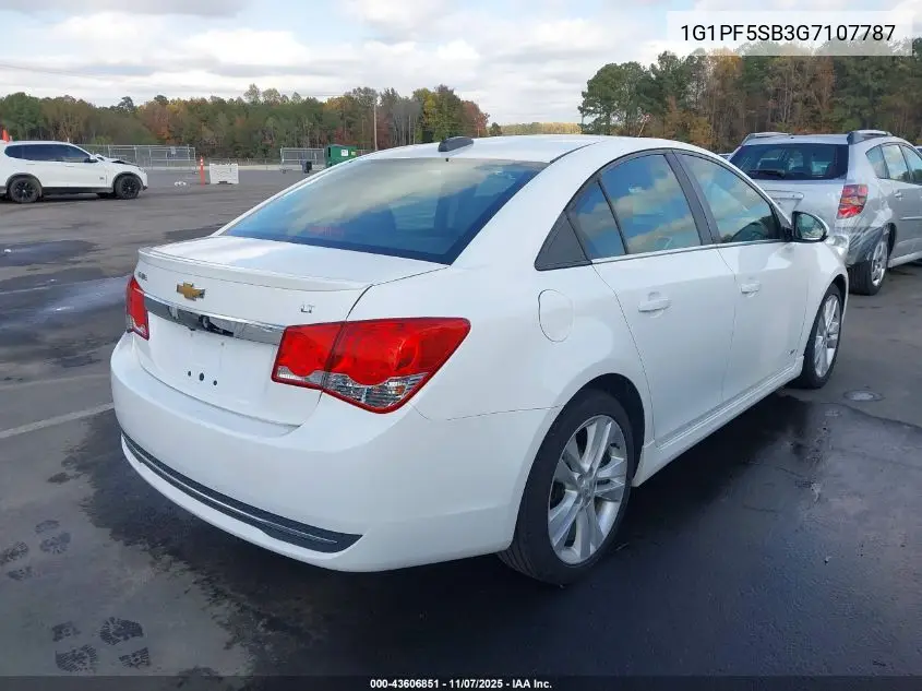 1G1PF5SB3G7107787 2016 Chevrolet Cruze Limited 2Lt Auto