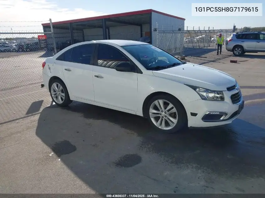 1G1PC5SH8G7179615 2016 Chevrolet Cruze Limited Ls Auto