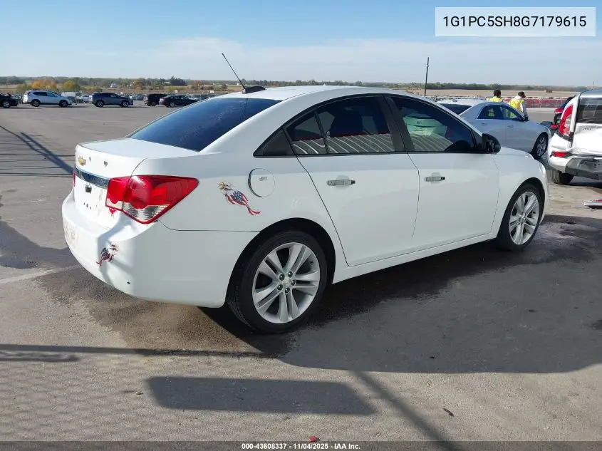 1G1PC5SH8G7179615 2016 Chevrolet Cruze Limited Ls Auto