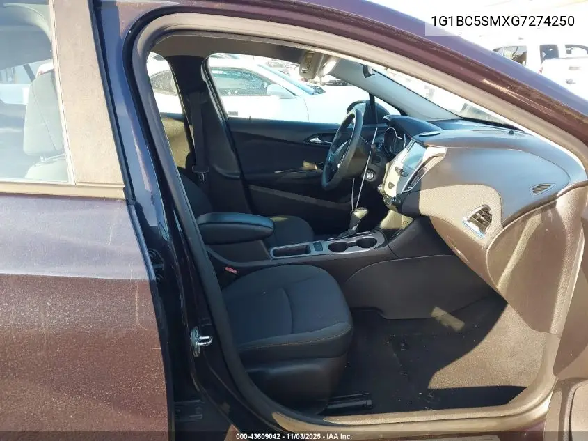 1G1BC5SMXG7274250 2016 Chevrolet Cruze Ls Auto