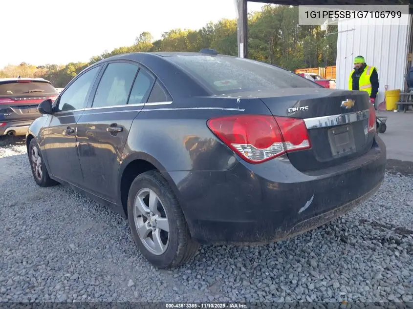 1G1PE5SB1G7106799 2016 Chevrolet Cruze Limited 1Lt Auto