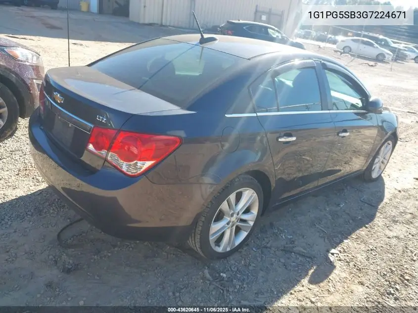 1G1PG5SB3G7224671 2016 Chevrolet Cruze Limited Ltz Auto