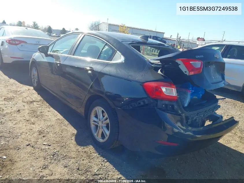 1G1BE5SM3G7249538 2016 Chevrolet Cruze Lt Auto