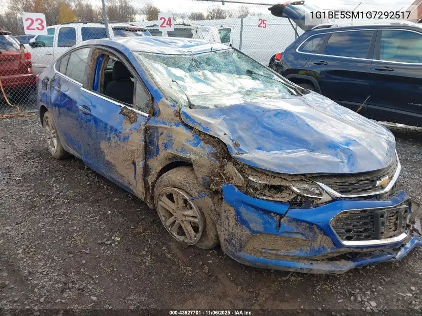 1G1BE5SM1G7292517 2016 Chevrolet Cruze Lt Auto