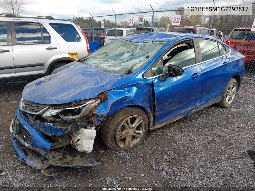 1G1BE5SM1G7292517 2016 Chevrolet Cruze Lt Auto