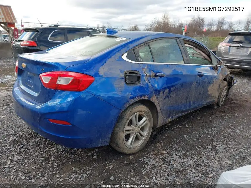 1G1BE5SM1G7292517 2016 Chevrolet Cruze Lt Auto