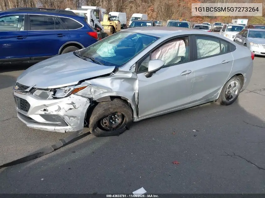 1G1BC5SM5G7273264 2016 Chevrolet Cruze Ls Auto