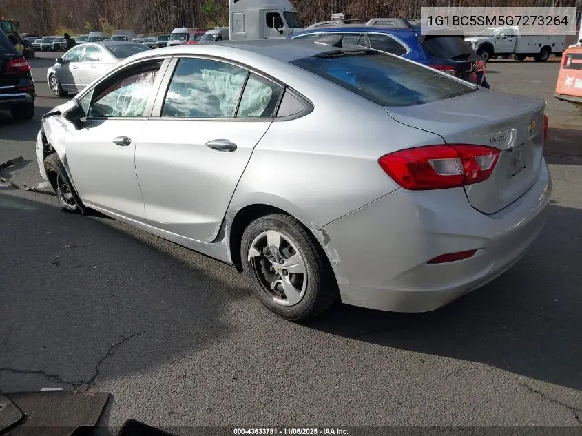 1G1BC5SM5G7273264 2016 Chevrolet Cruze Ls Auto