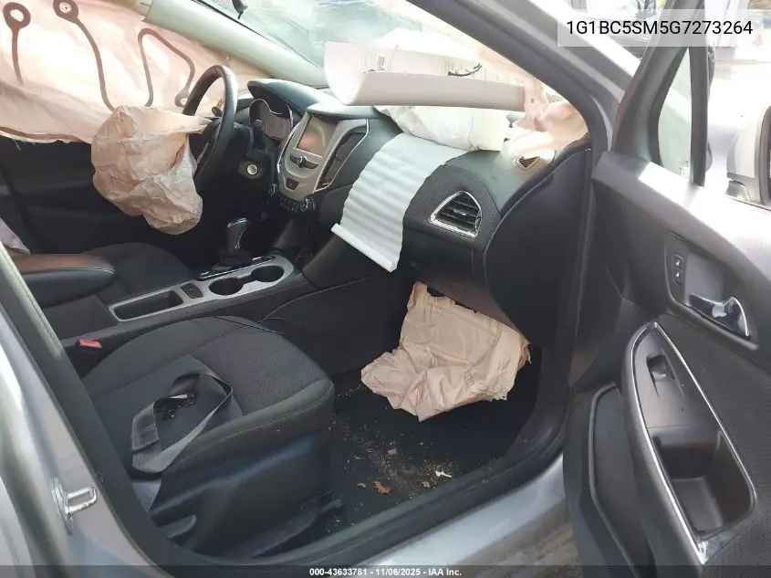 1G1BC5SM5G7273264 2016 Chevrolet Cruze Ls Auto