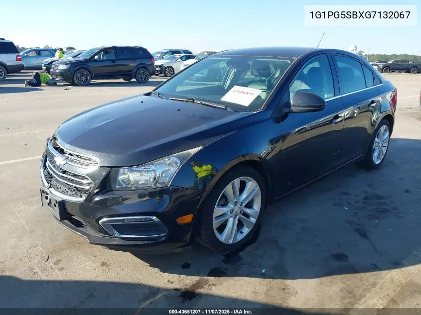 1G1PG5SBXG7132067 2016 Chevrolet Cruze Limited Ltz Auto