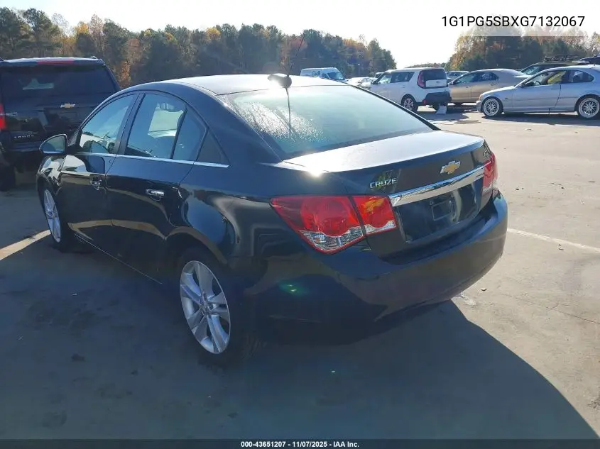 1G1PG5SBXG7132067 2016 Chevrolet Cruze Limited Ltz Auto