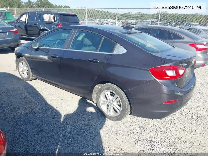 1G1BE5SM0G7240196 2016 Chevrolet Cruze Lt Auto