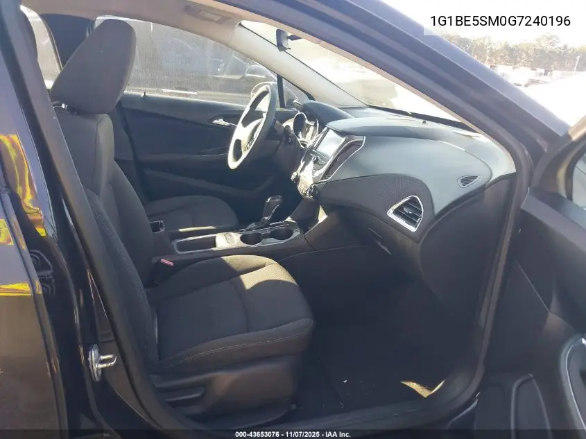 1G1BE5SM0G7240196 2016 Chevrolet Cruze Lt Auto
