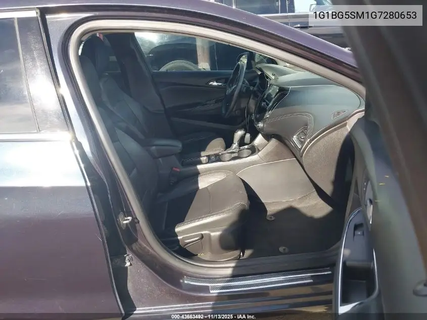 1G1BG5SM1G7280653 2016 Chevrolet Cruze Premier Auto