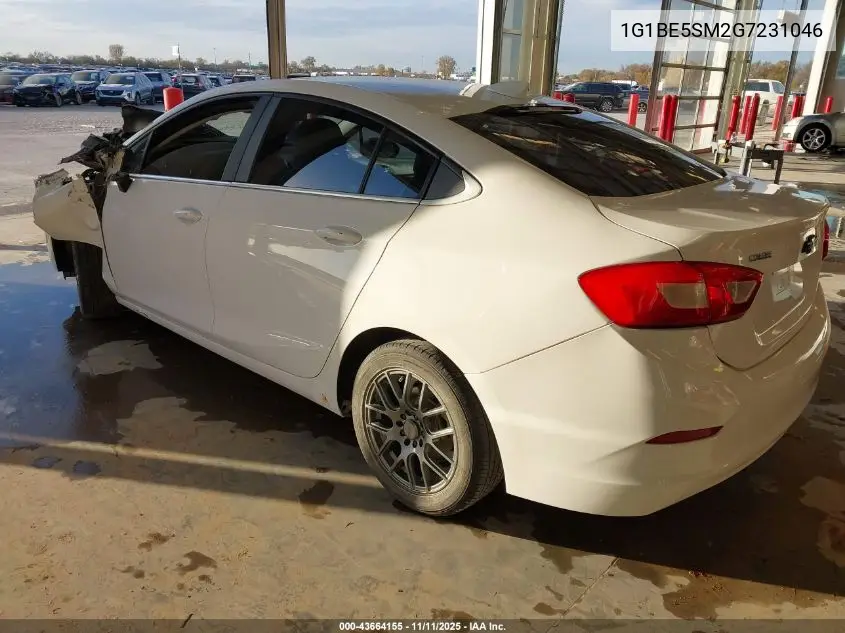 1G1BE5SM2G7231046 2016 Chevrolet Cruze Lt Auto