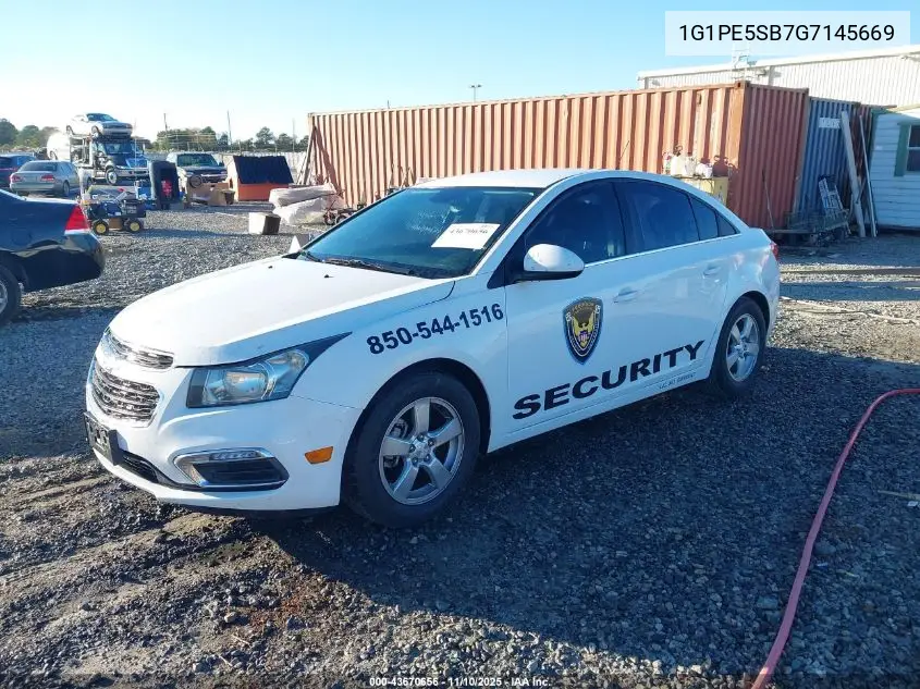 1G1PE5SB7G7145669 2016 Chevrolet Cruze Limited Lt