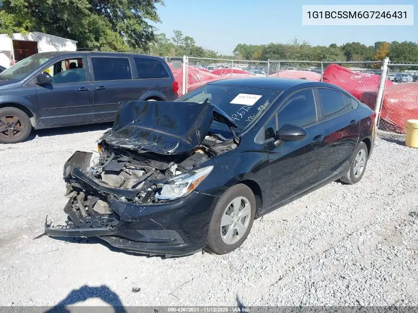 1G1BC5SM6G7246431 2016 Chevrolet Cruze Ls Auto
