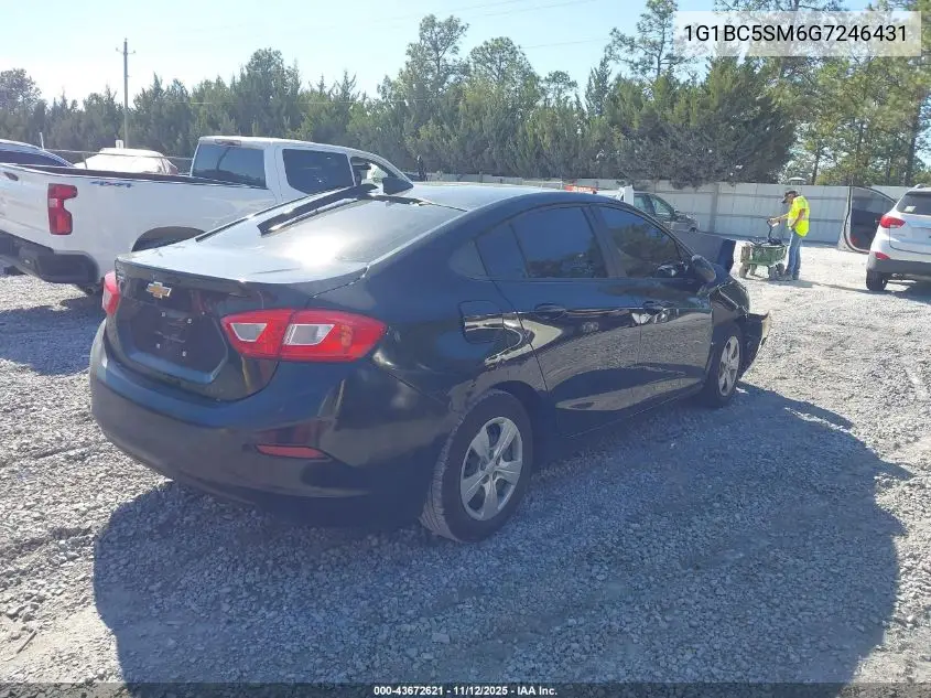 1G1BC5SM6G7246431 2016 Chevrolet Cruze Ls Auto