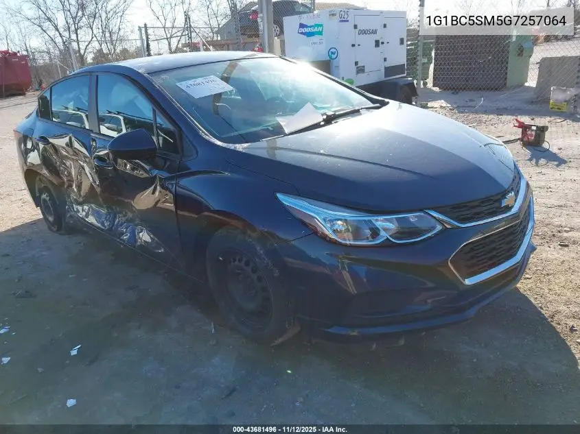 1G1BC5SM5G7257064 2016 Chevrolet Cruze Ls Auto