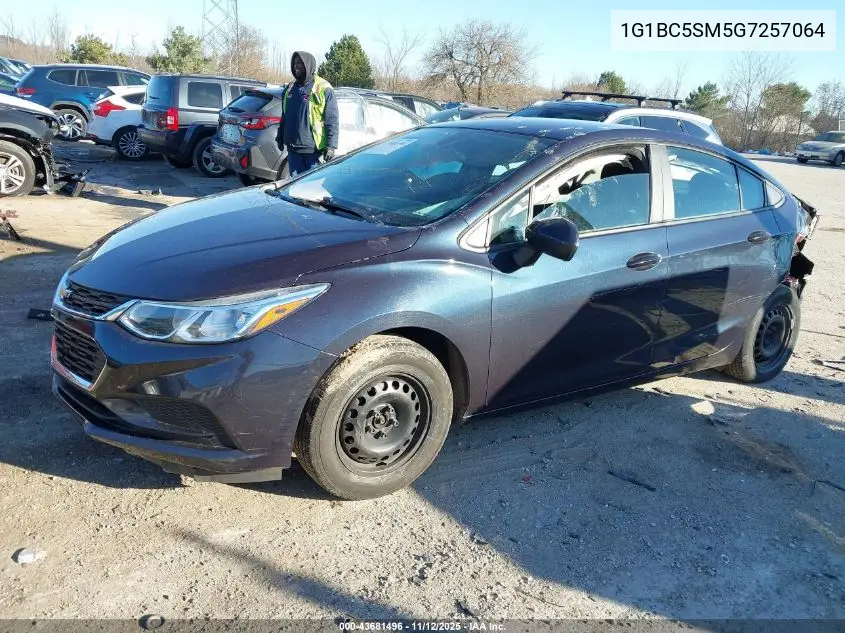 1G1BC5SM5G7257064 2016 Chevrolet Cruze Ls Auto