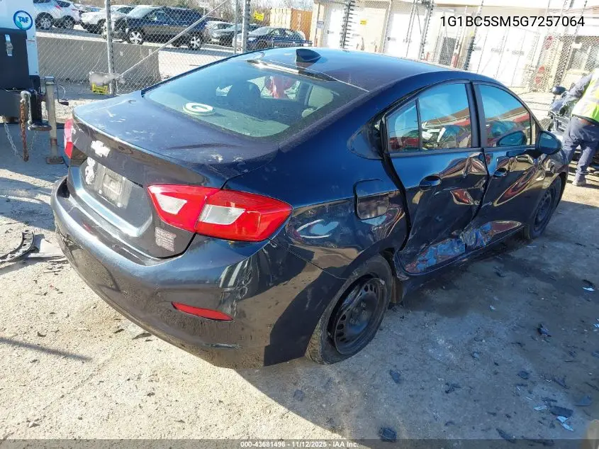 1G1BC5SM5G7257064 2016 Chevrolet Cruze Ls Auto