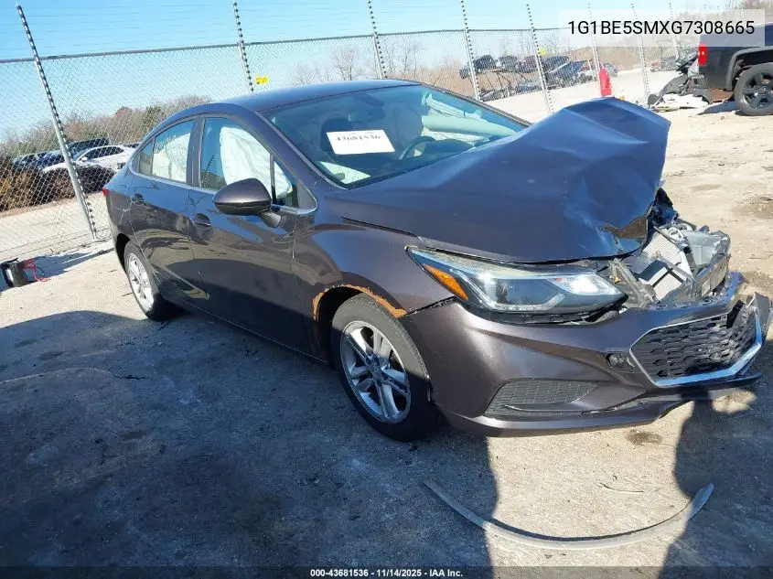 1G1BE5SMXG7308665 2016 Chevrolet Cruze Lt Auto